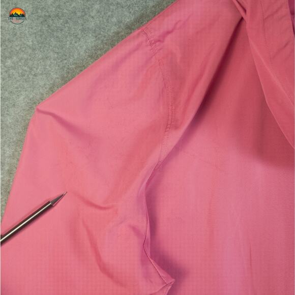 LIVI Windbreaker Jacket Pink Snap Front Long Sleeve Women's Plus Size 22/24 - Picture 10 of 14